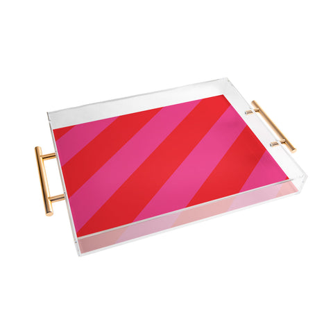 Camilla Foss Bold Stripes Acrylic Tray