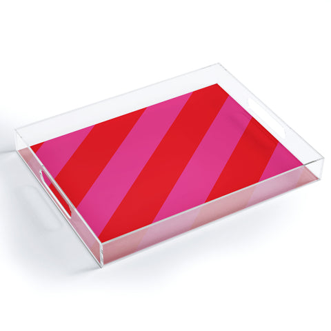 Camilla Foss Bold Stripes Acrylic Tray