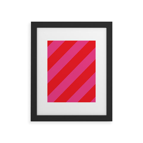 Camilla Foss Bold Stripes Framed Art Print