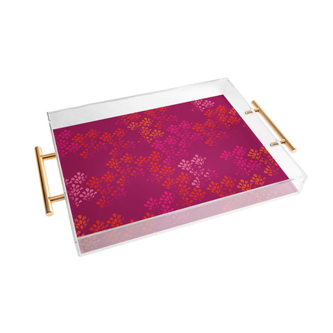 Camilla Foss Bright Happiness I Acrylic Tray