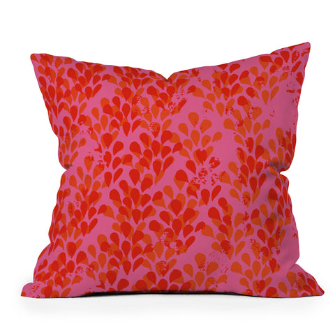 Camilla Foss Bright Happiness II Outdoor Throw Pillow