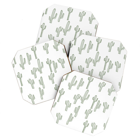Camilla Foss Cactus only Coaster Set