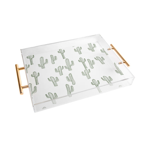 Camilla Foss Cactus only Acrylic Tray