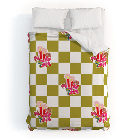Camilla Foss Candles Duvet Cover