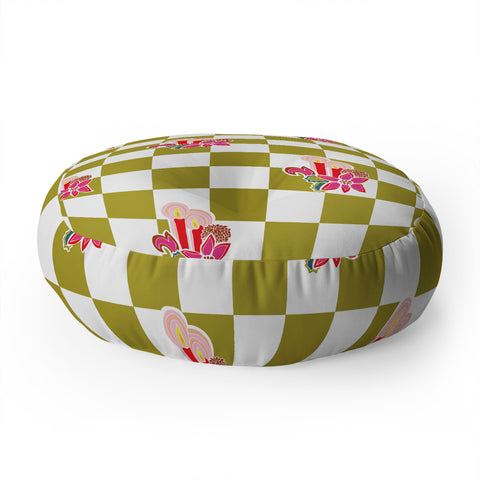 Camilla Foss Candles Floor Pillow Round
