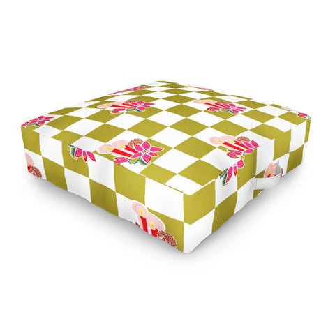 Camilla Foss Candles Outdoor Floor Cushion