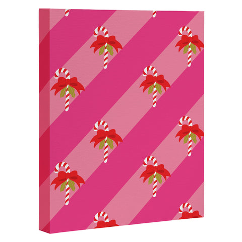 Camilla Foss Candy Cane Art Canvas