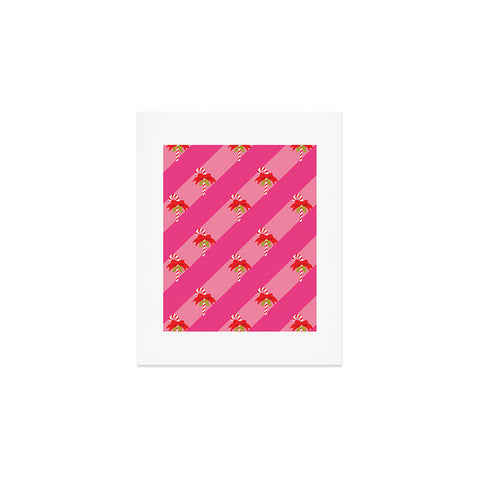 Camilla Foss Candy Cane Art Print