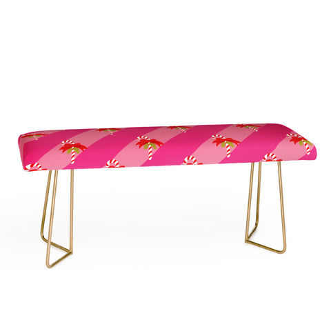 Camilla Foss Candy Cane Bench