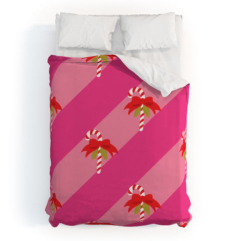 Camilla Foss Candy Cane Duvet Cover