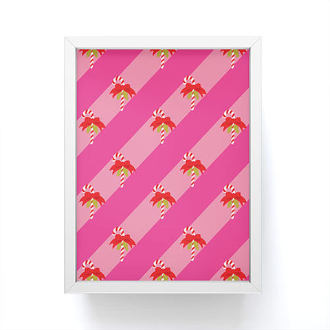 Camilla Foss Candy Cane Framed Mini Art Print