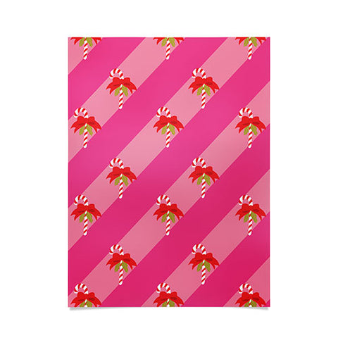 Camilla Foss Candy Cane Poster
