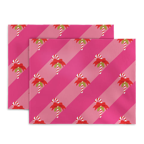 Camilla Foss Candy Cane Placemat