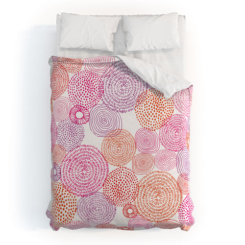 Camilla Foss Circles In Colours I Duvet Cover