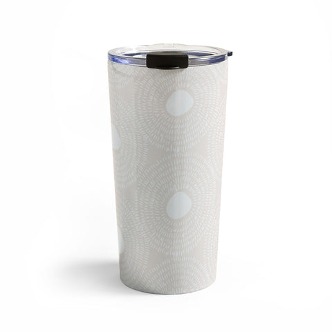 Camilla Foss Circles in Light Pink II Travel Mug