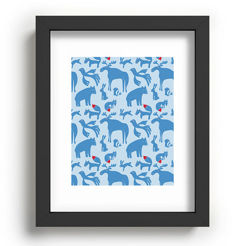 Camilla Foss Folktale Animals Recessed Framing Rectangle