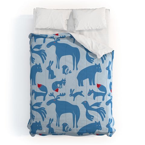 Camilla Foss Folktale Animals Comforter