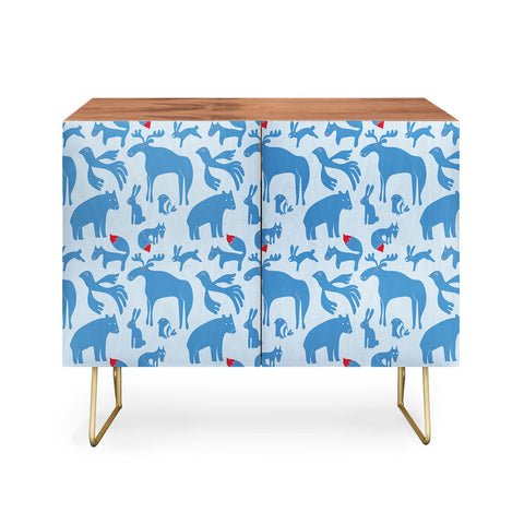 Camilla Foss Folktale Animals Credenza