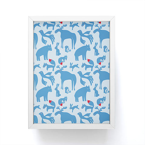 Camilla Foss Folktale Animals Framed Mini Art Print