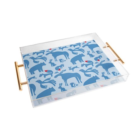Camilla Foss Folktale Animals Acrylic Tray