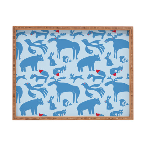 Camilla Foss Folktale Animals Rectangular Tray