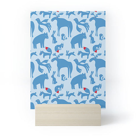 Camilla Foss Folktale Animals Mini Art Print