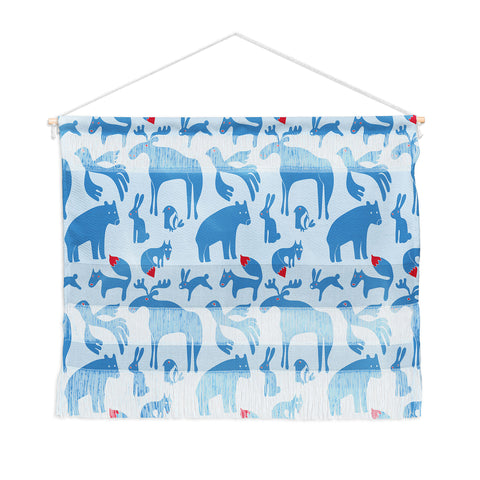 Camilla Foss Folktale Animals Wall Hanging Landscape