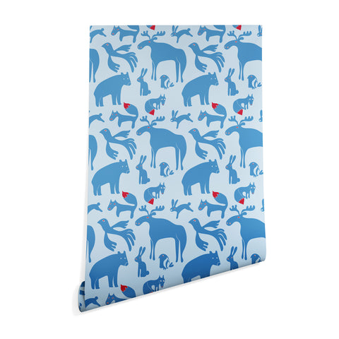 Camilla Foss Folktale Animals Wallpaper