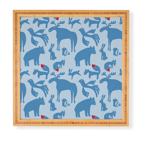 Camilla Foss Folktale Animals Framed Wall Art
