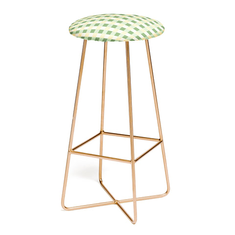 Camilla Foss Folktale Gingham Bar Stool