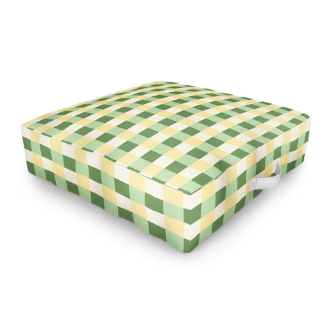 Camilla Foss Folktale Gingham Outdoor Floor Cushion