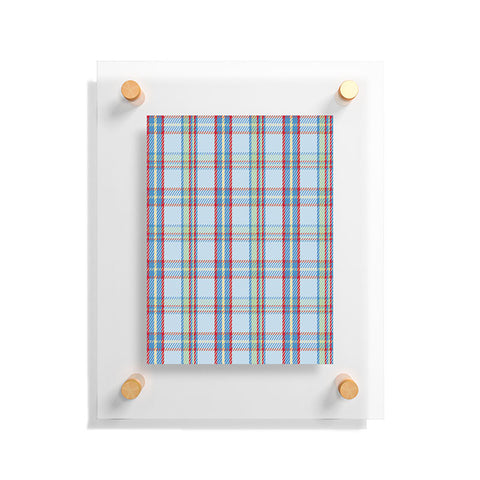 Camilla Foss Folktale Plaid Floating Acrylic Print