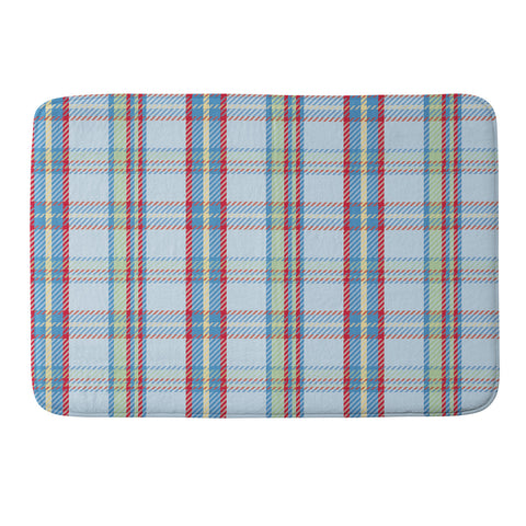 Camilla Foss Folktale Plaid Memory Foam Bath Mat
