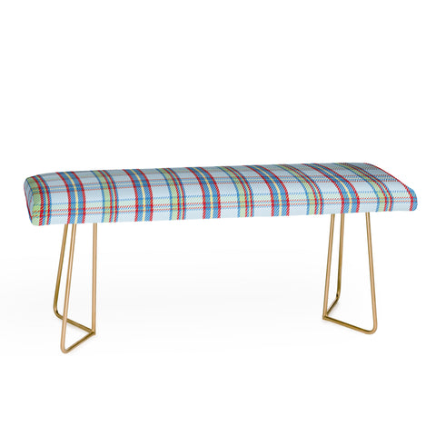 Camilla Foss Folktale Plaid Bench
