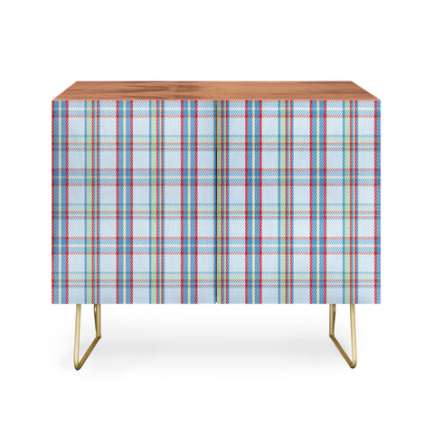 Camilla Foss Folktale Plaid Credenza