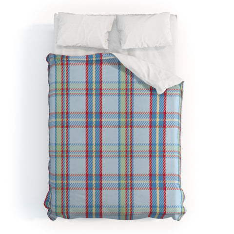 Camilla Foss Folktale Plaid Duvet Cover