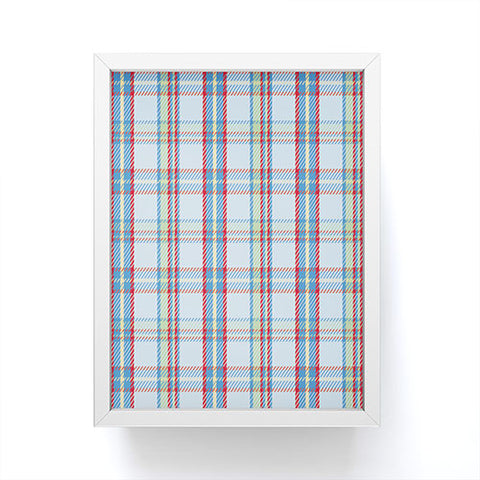 Camilla Foss Folktale Plaid Framed Mini Art Print