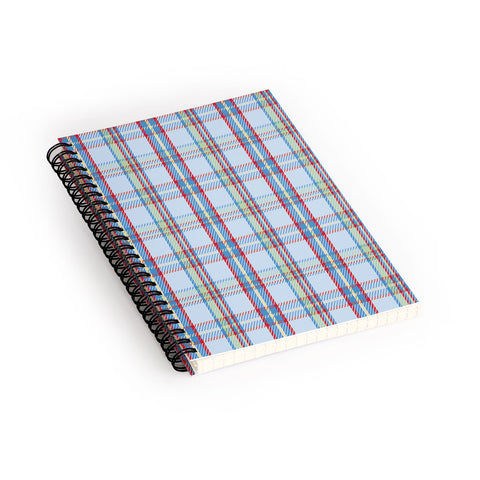 Camilla Foss Folktale Plaid Spiral Notebook
