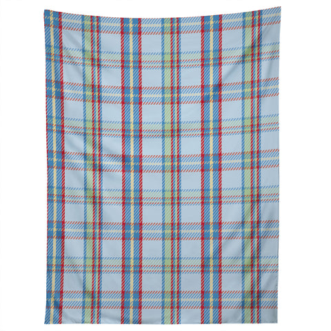 Camilla Foss Folktale Plaid Tapestry