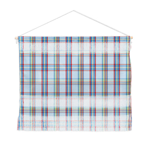 Camilla Foss Folktale Plaid Wall Hanging Landscape