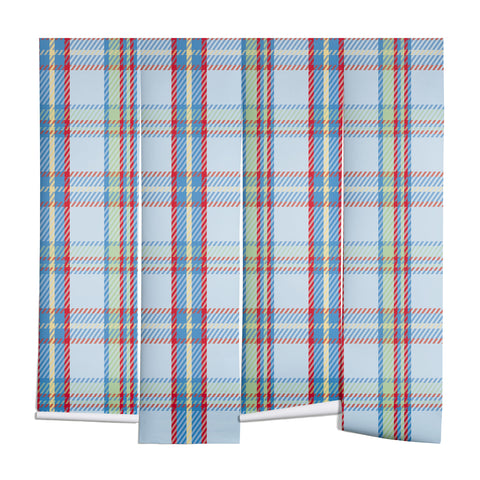 Camilla Foss Folktale Plaid Wall Mural