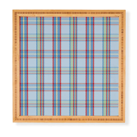 Camilla Foss Folktale Plaid Framed Wall Art