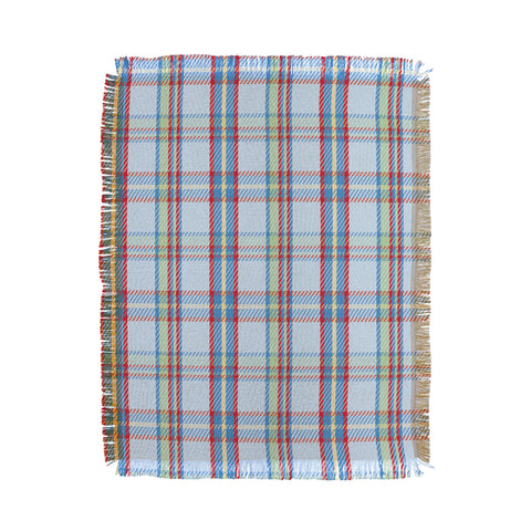 Camilla Foss Folktale Plaid Throw Blanket