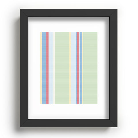 Camilla Foss Folktale stripes Recessed Framing Rectangle