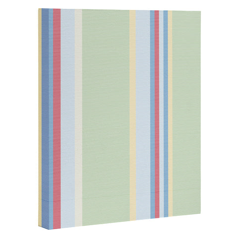 Camilla Foss Folktale stripes Art Canvas