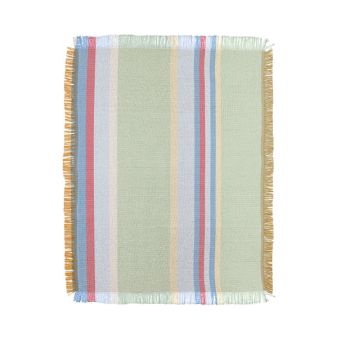 Camilla Foss Folktale stripes Throw Blanket