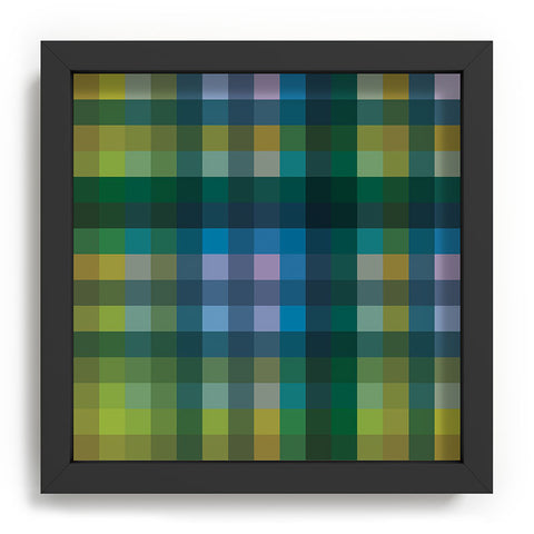 Camilla Foss Gingham Green Recessed Framing Square