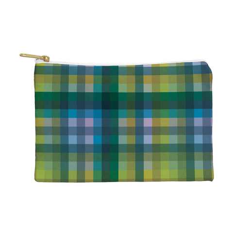 Camilla Foss Gingham Green Pouch