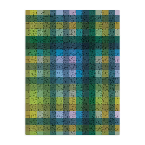 Camilla Foss Gingham Green Puzzle
