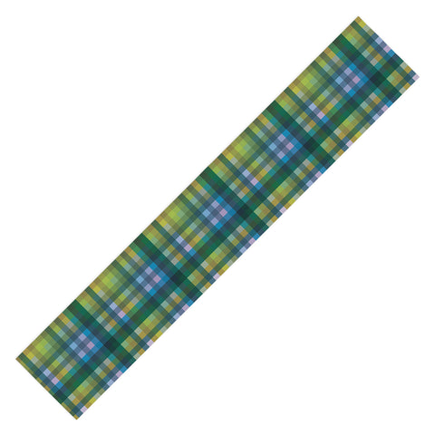 Camilla Foss Gingham Green Table Runner